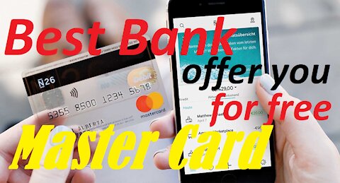 best bank offer you free master card anywhere you live