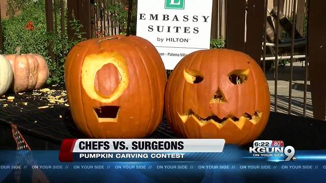 Surgeons vs. chefs pumpkin carving contest benefits TMC for Children