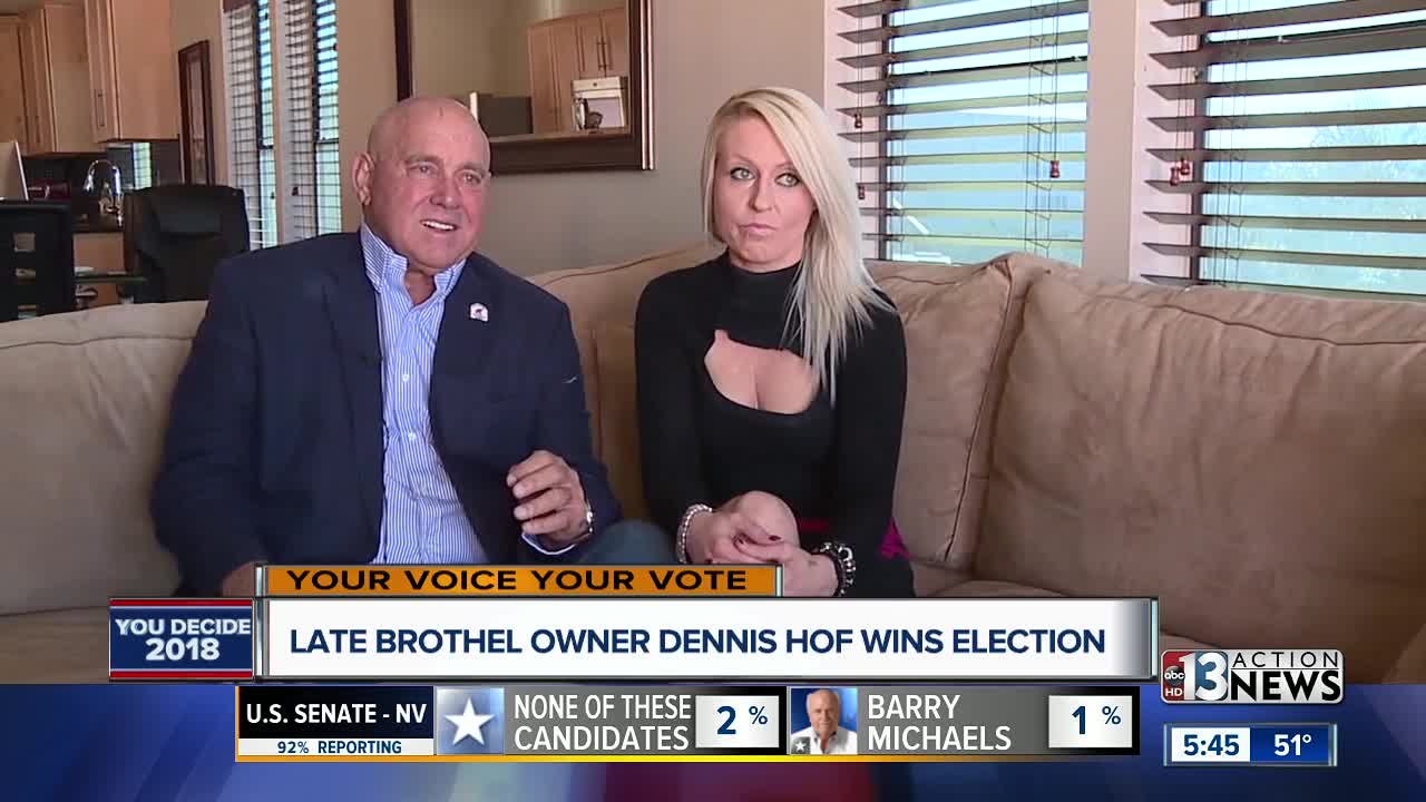 Dennis Hof wins election one month after his death