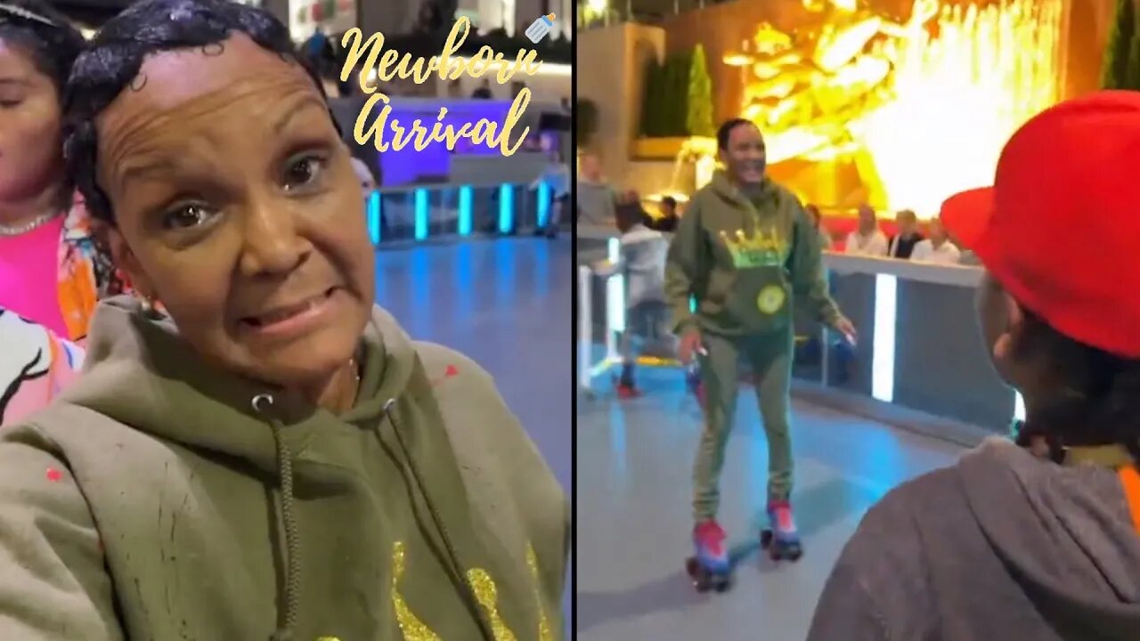 Jim Jones Mom Nancy Tries Roller Skating With The Grandkids! 🛼