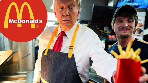 Trump works fry station at McDonalds 🍟🍟🍟