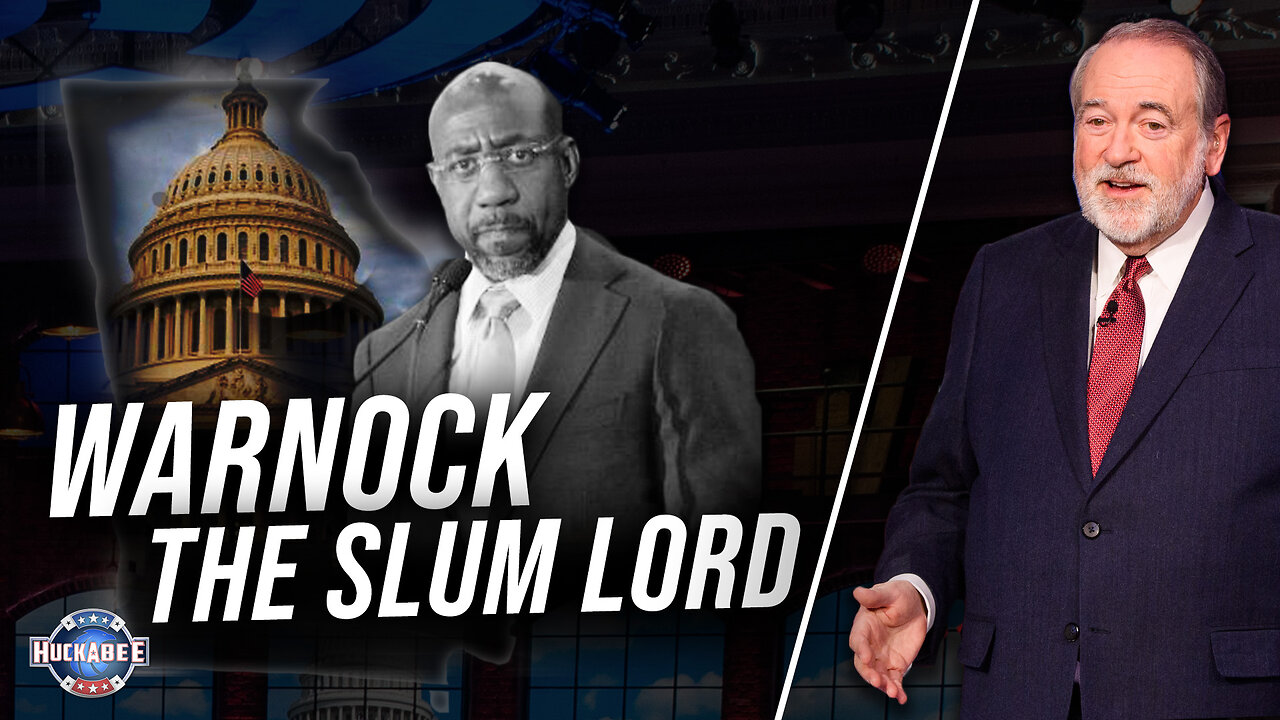 SLUM LORD Raphael Warnock DODGES Questions, Then POUTS Over "ATTACKS" | Live w/ Mike Clip | Huckabee