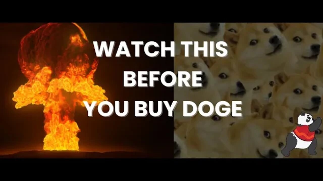 Watch this before you buy Doge -- trading tips