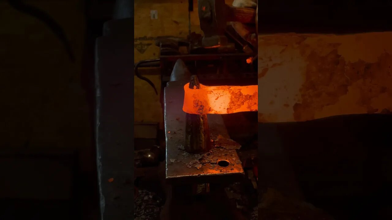 Forging a Froe and this happens…