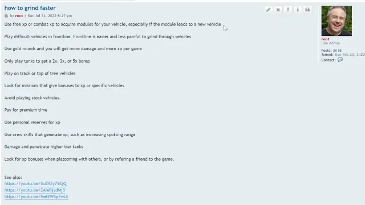 WOT How to Grind Faster