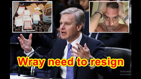 Shocking news! FBI director Christopher Wray need to resign