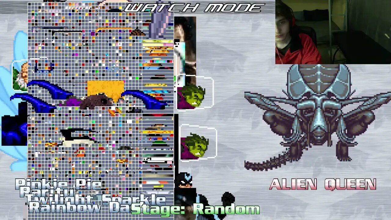 My Little Pony Characters (Twilight Sparkle, Rainbow Dash, And Rarity) VS Alien Queen In A Battle