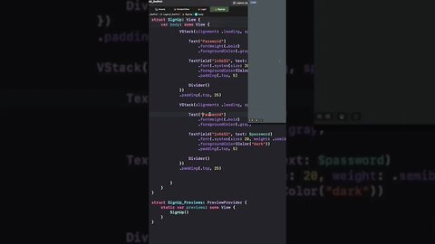 Timelapse iPadOS Login UI #coding #ios17 #apple #xcode #mobileui #technology #swiftui