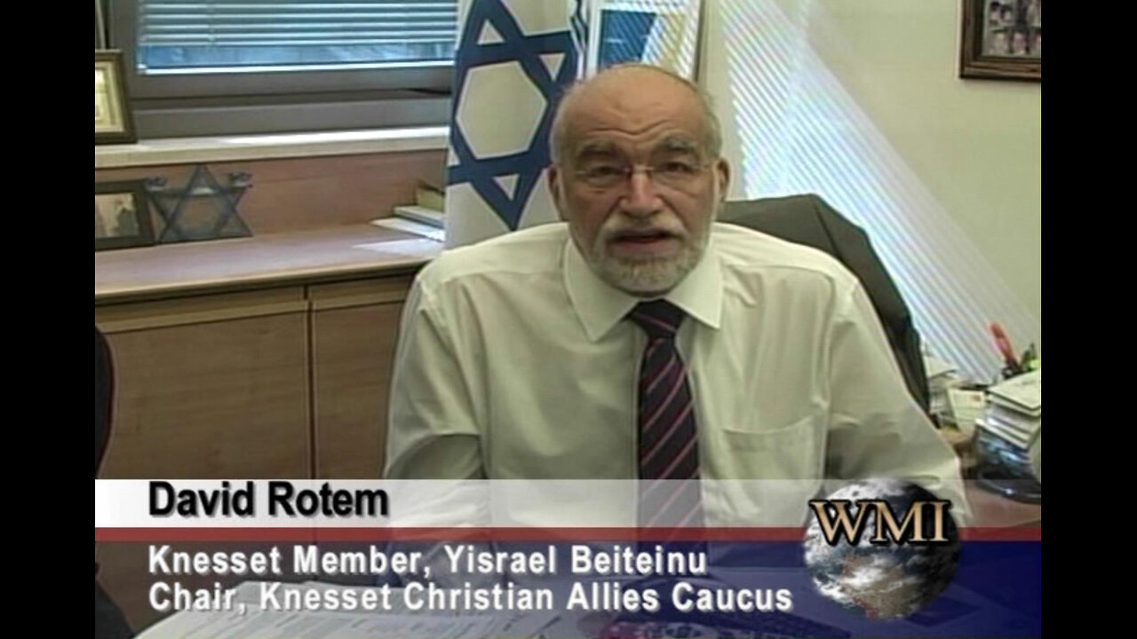 MK David Rotem (Yisrael Beiteinu); Chair, Knesset Christian Allies Caucus, in Jerusalem, Israel