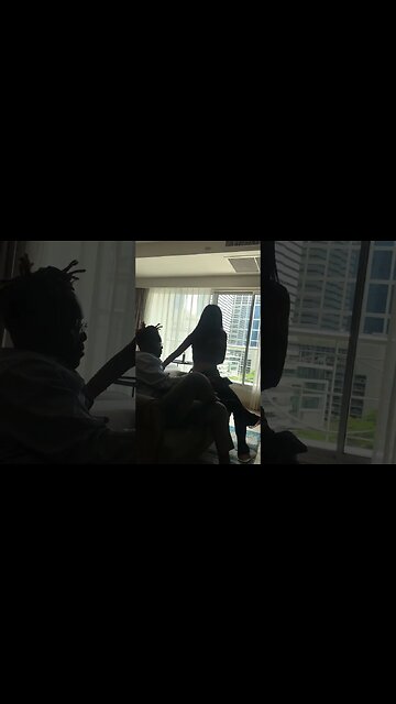 #Working while #Babe #Playing