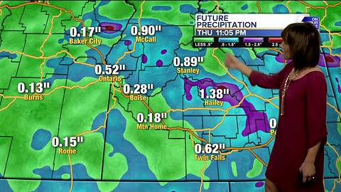 Warm but wet for the next couple of days; flooding concerns in the mountains