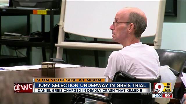 Jury selection underway in Greis trial