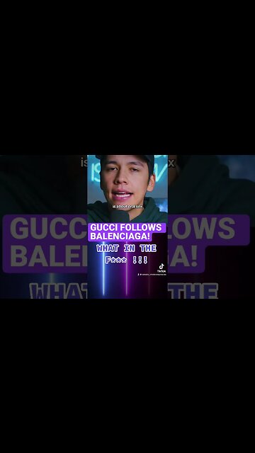GUCCI FOLLOWS BALENCIAGA (WTF)
