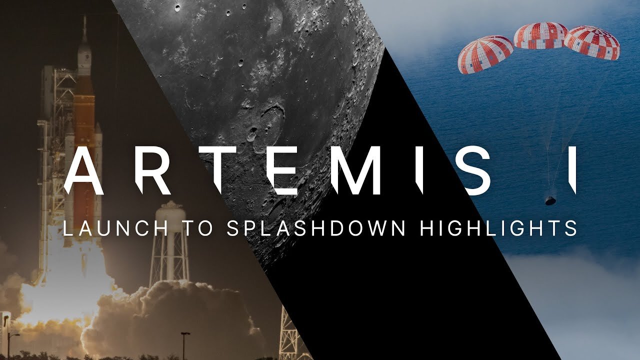 NASA’s Artemis I Moon Mission Launch to Splashdown Highlights #nasa #galaxy #space