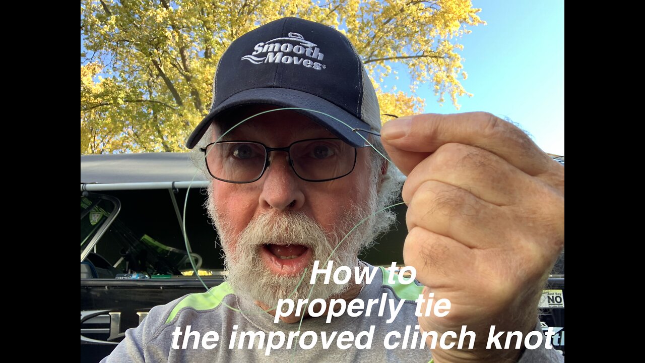 How to tie an improved clinch knot the right way.