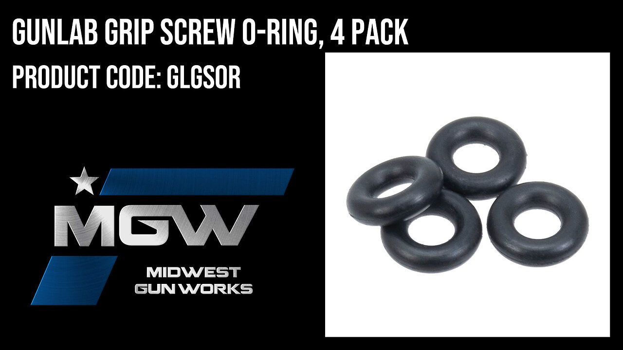 GUNLAB Grip Screw O-Ring, 4 Pack - GLGSOR