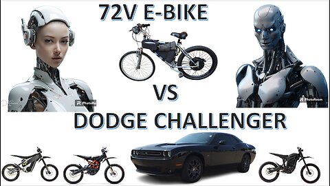 72V Ebike vs Dodge Challenger!! 😎 🔥