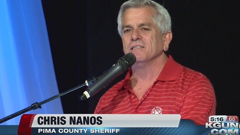 Emotional ceremony as Sheriff Nanos retires