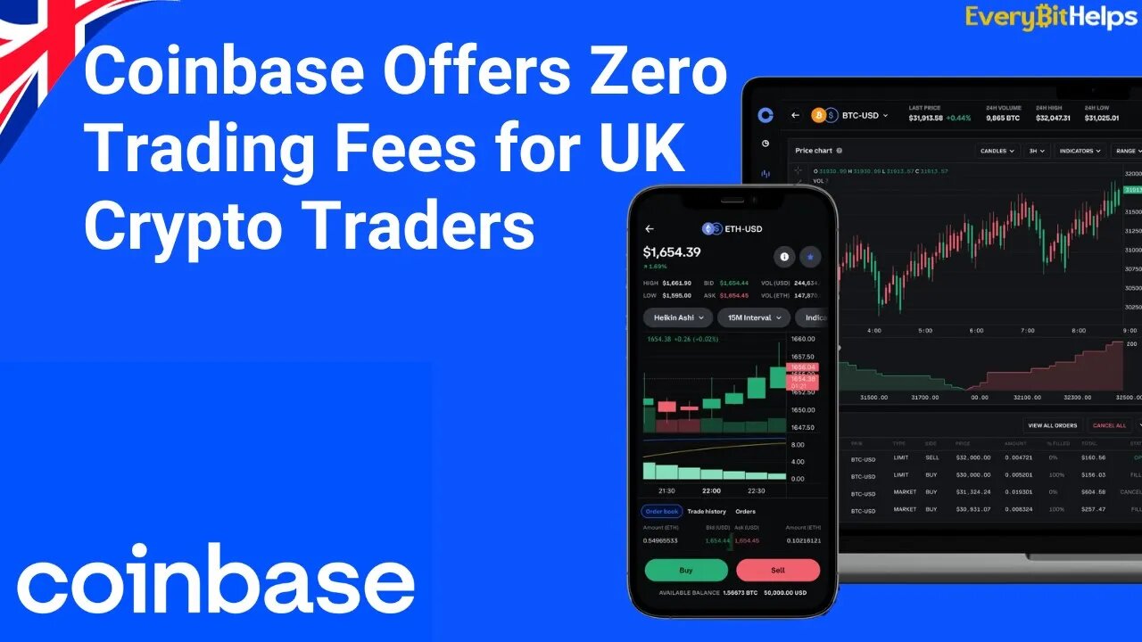 🇬🇧 How UK Crypto Traders can Pay Zero Trading Fees with Coinbase Advanced (Limited Offer)