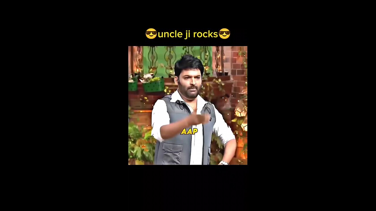 uncle jii ka line #kapilsharmasho #funnyshorts #comedyshorts #podcast #youtube #shorts #viral#video