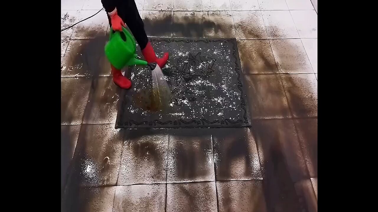 Flood damaged dirty carpet cleaning 🧼🧼