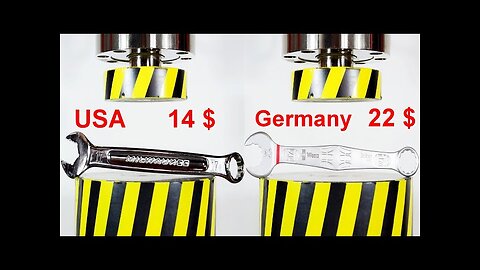 HYDRAULIC PRESS VS MOST EXPENSIVE WRENCHES