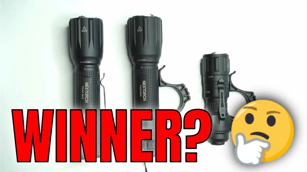 Tactical Flashlight Showdown! Nextorch TA20 vs TA30C Max vs TA30 Max: Which is best for you?