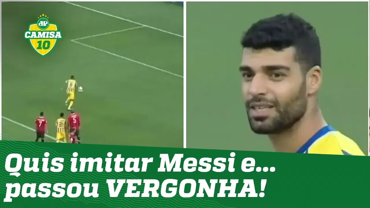 Quis imitar Messi? Iraniano foi OUSAR em pĂȘnalti e... passou VERGONHA!