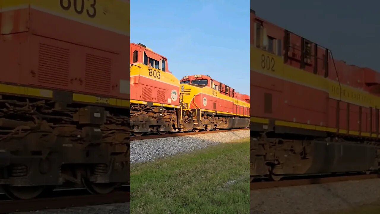 Florida East Coast Railway FEC-206 with double LNG set Daytona Beach May 30 2023 #railfanrob #fec206