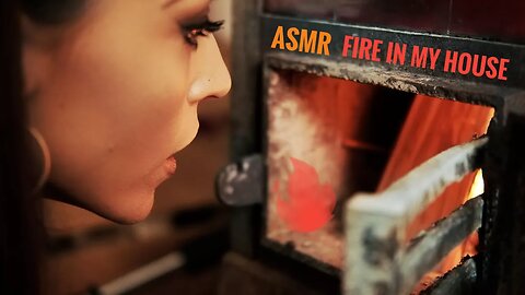 ASMR Gina Carla 🔥 Fire Sounds Inside My House! Swiss Style Heat!