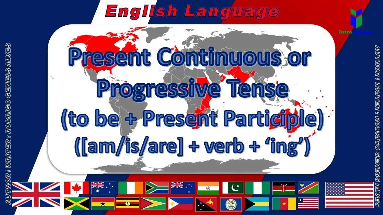 Present Continuous or Progressive - Indicative Mood - Verbs