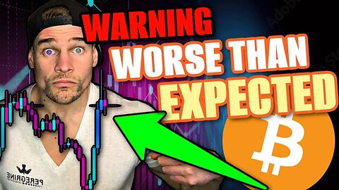 ⚠️ 🚨 WAY WORSE THAN EXPECTED ⚠️ 🚨 (WHAT THIS MEANS FOR BITCOIN AND CRYPTO)