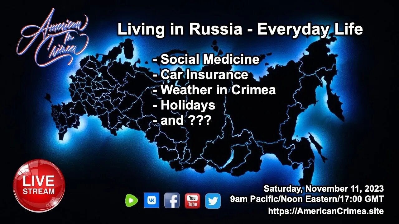 American in Crimea Live Stream - Everyday Things Living in Russia