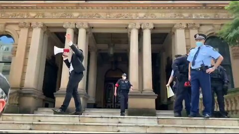 Fiery Protest Speech In Liverpool, Australia - Wait For The End