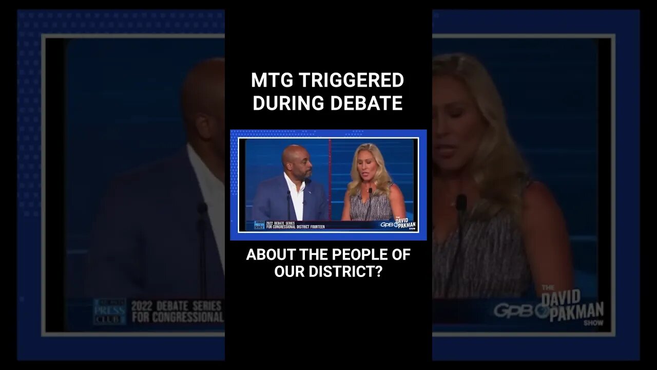 Marjorie Taylor Greene Gets TRIGGERED During Debate #shorts