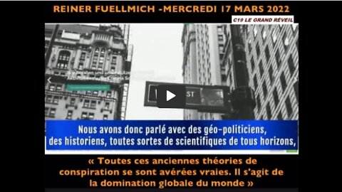 REINER FUELLMICH, NON... LA DOMINATION DU MONDE N'EST PAS UN