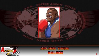 Street Fighter: Alpha 3 Max: Arcade Mode - Balrog