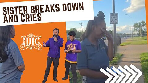 SISTER BREAKS DOWN AND CRIES