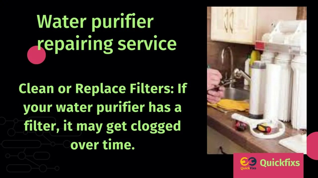 Water purifier repair service in Chinchwad