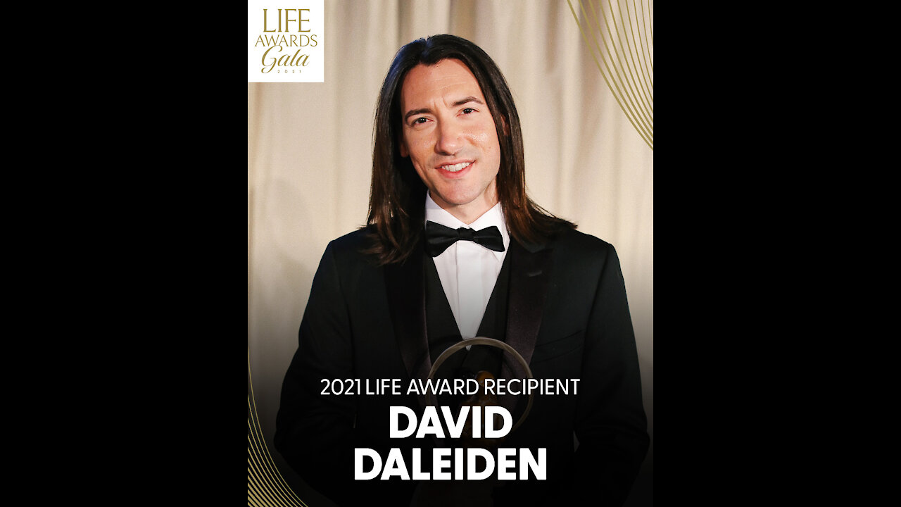 Pro-life Journalist David Daleiden’s Life Award Acceptance Speech