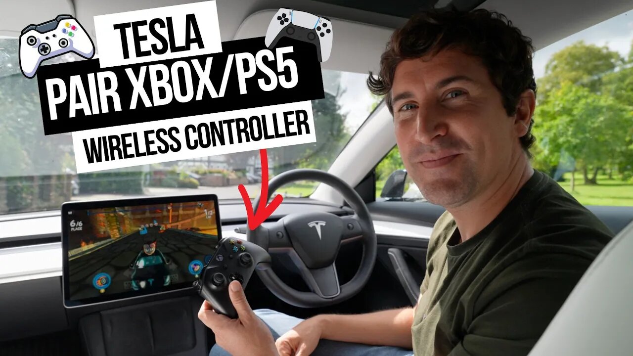 Tesla Model 3 Y - PAIR Playstation or Xbox WIRELESS Controller