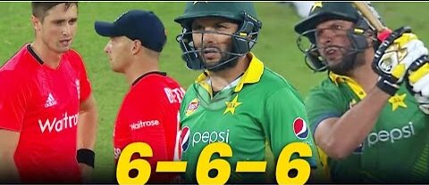 Shahid afridi vs chris woakes pak vs england