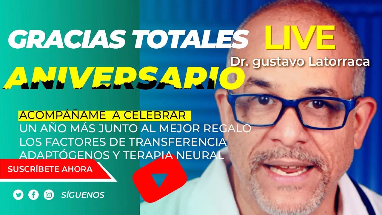 "Un Aniversario de Vitalidad: Terapia Neural, Factores de Transferencia y Adaptógenos en Acción"