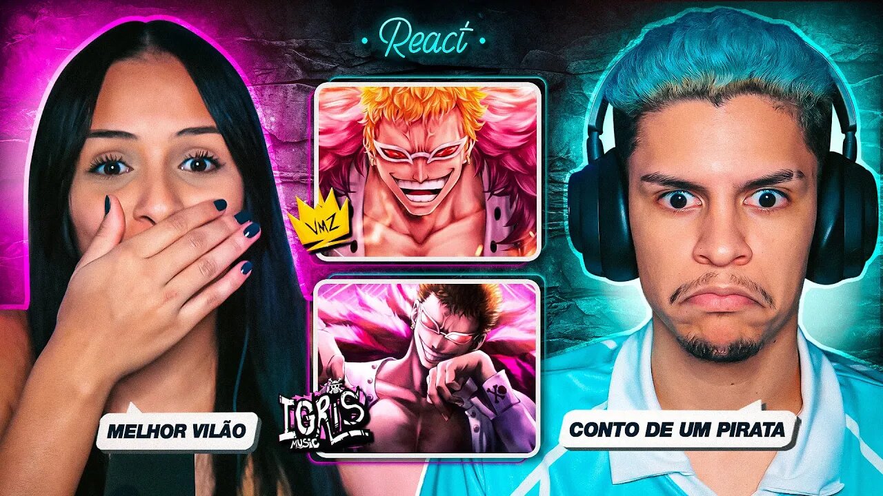 2 EM 1: VMZ + IGRIS - Doflamingo (One Piece) | [React em Casal] 🔥