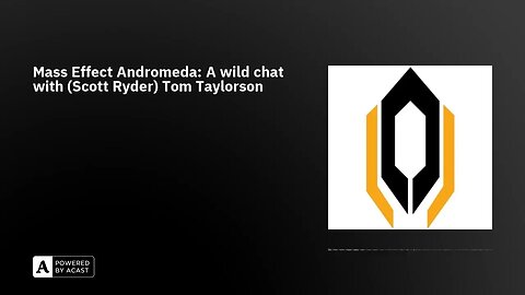 Mass Effect Andromeda: A wild chat with (Scott Ryder) Tom Taylorson