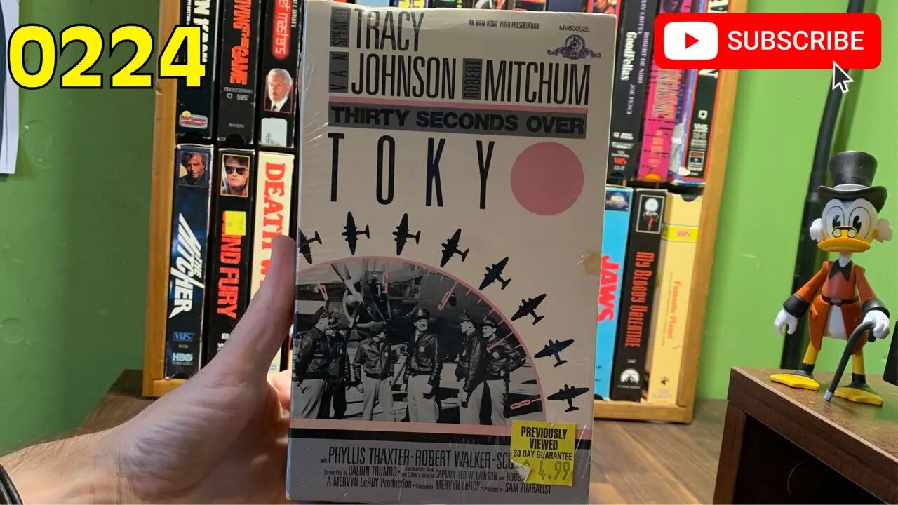 [0224] THIRTY SECONDS OVER TOKYO (1944) VHS INSPECT [#thirtysecondsovertokyoVHS]