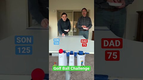 Golf Ball Challenge ⛳️ Family Game Time🏌️‍♂️