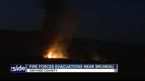 Fire near Bruneau grows to 32,000 acres