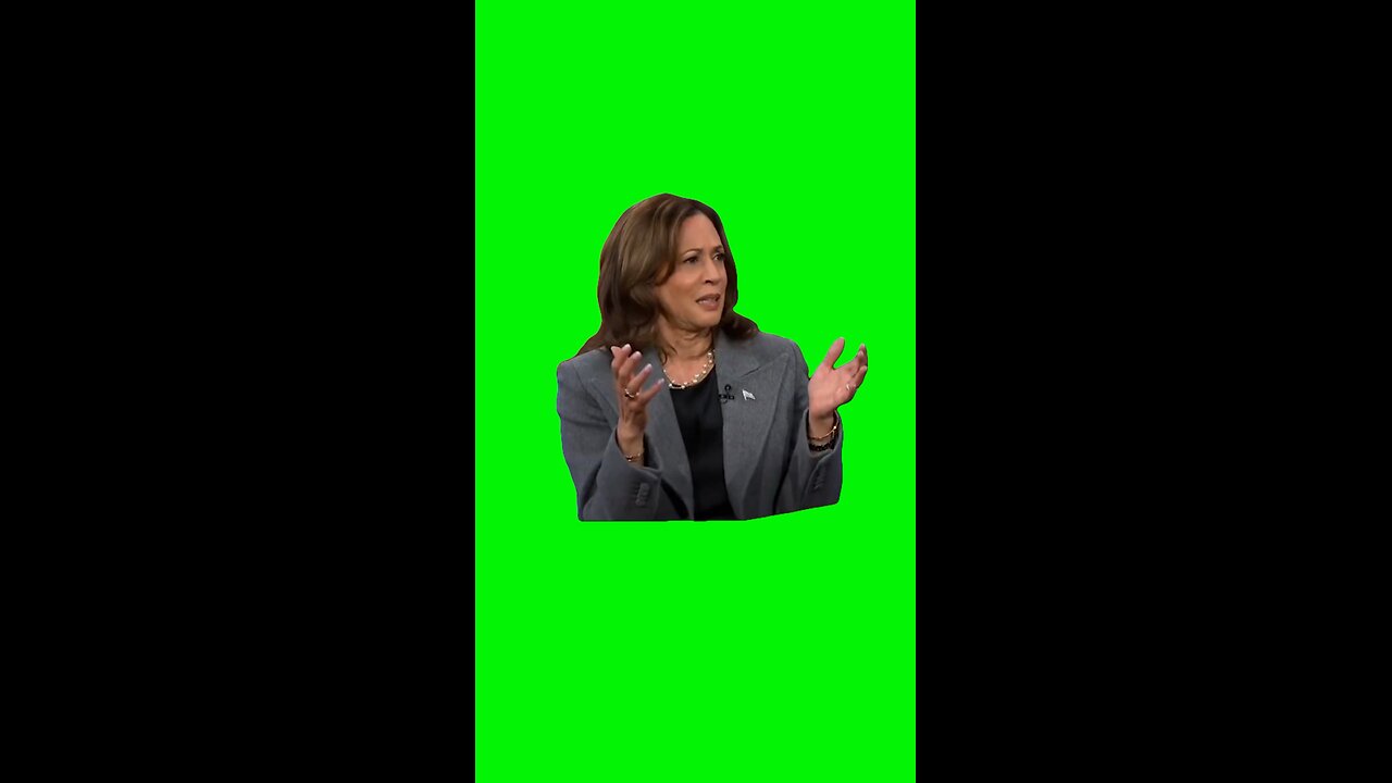 “Have You No Empathy, Man?” Kamala Harris | Green Screen