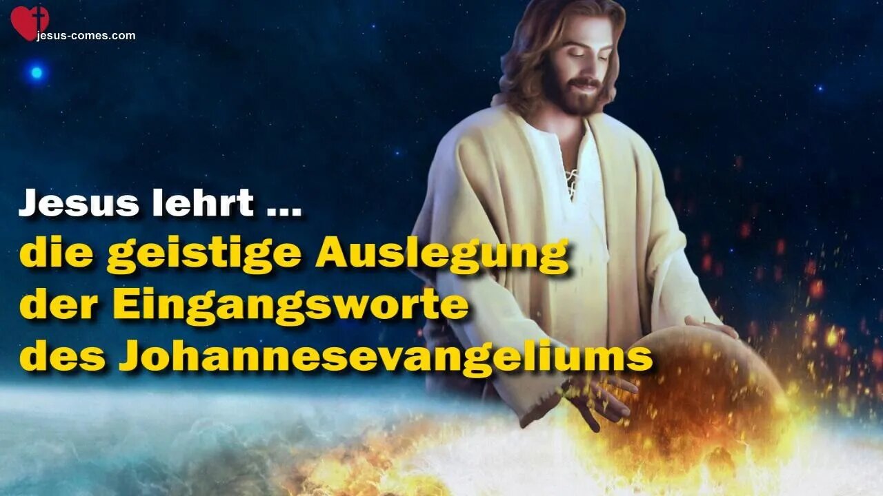 Jesus erklärt Johannes 1:1-5... Am Anfang war das Wort ❤️ Das Grosse Johannes Evangelium B1/001